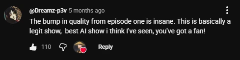 YouTube viewer comment