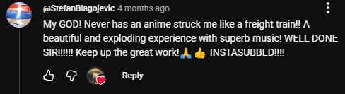 YouTube viewer comment