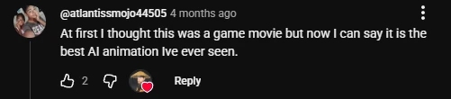 YouTube viewer comment