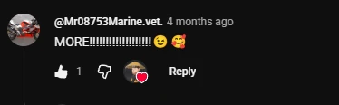 YouTube viewer comment