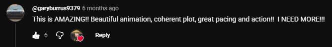YouTube viewer comment