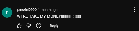 YouTube viewer comment