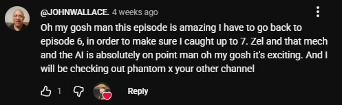 YouTube viewer comment