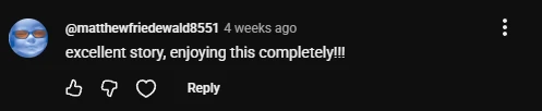 YouTube viewer comment