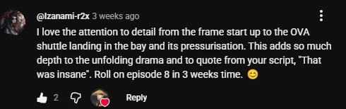 YouTube viewer comment